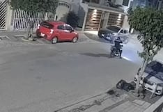 Delincuente disparó 4 veces contra un auto en Cayma, Arequipa (VIDEO)