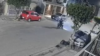 Delincuente disparó 3 veces contra auto de docente en Cayma, Arequipa (VIDEO)