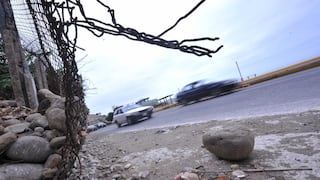 Dos heridos dejan deslizamientos de piedras en la Costa Verde