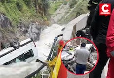 Violento choque en “Infiernillo” termina con miniván en el río y víctimas fatales