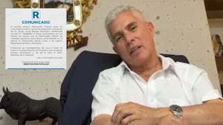 Renovación Popular suspende a alcalde de Yanahuara y él niega que el dinero sea por “coima”