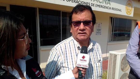 Gerente general del Gobierno Regional de Tacna (GRT) Jaime Carpio Camacho. (Foto: Adrian Apaza)