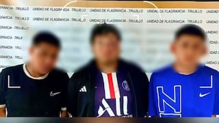 Trujillo: Caen tres sospechosos por asaltar con una réplica de arma de fuego