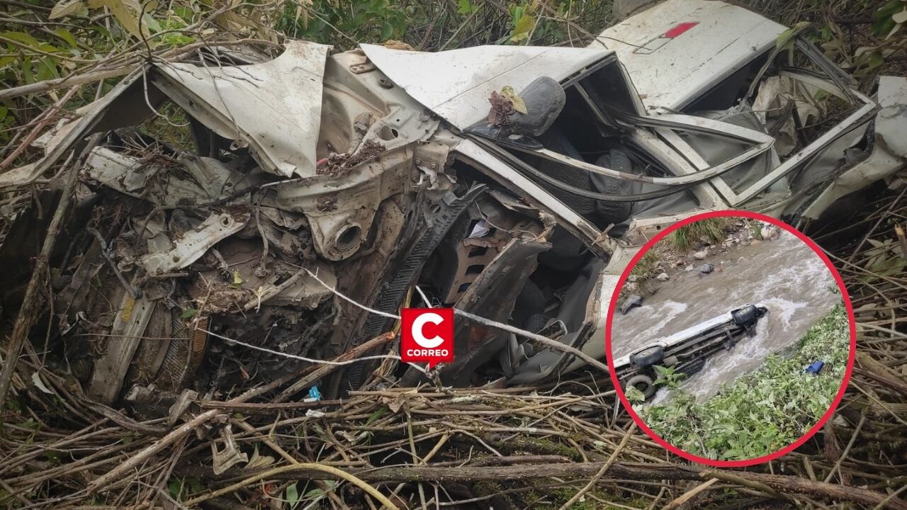 Dos despistes mortales en Áncash: minero artesanal y regidor entre las víctimas fatales. Composición: Diario Correo.