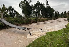 Junín: Río Cunas arrasó con puente que une Pilcomayo y Chupaca