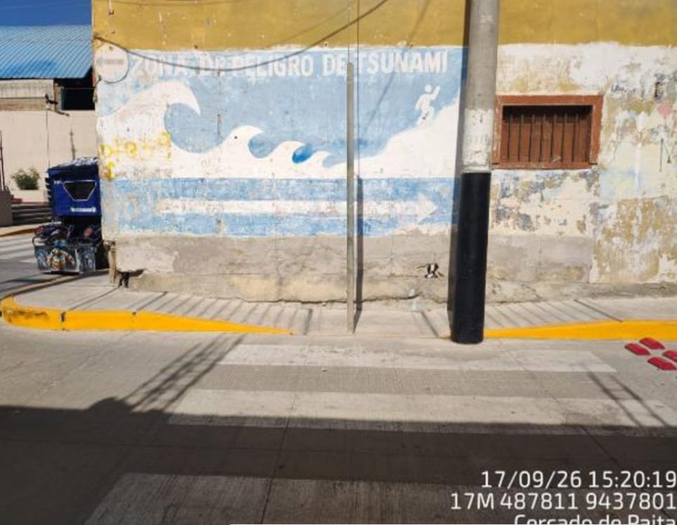 Piura: La Contraloría detecta graves riesgos en una obra de Paita