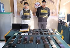 Cae banda “Los Finos” con equipos robados y máquinas para alterar IMEI en el Cercado de Arequipa