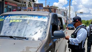 Huancayo: Imponen multas y sancionan a transportistas en inicio de clases escolares