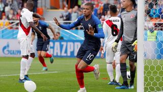 Gol a Perú convirtió a Mbappé en el francés más joven en anotar en un Mundial 