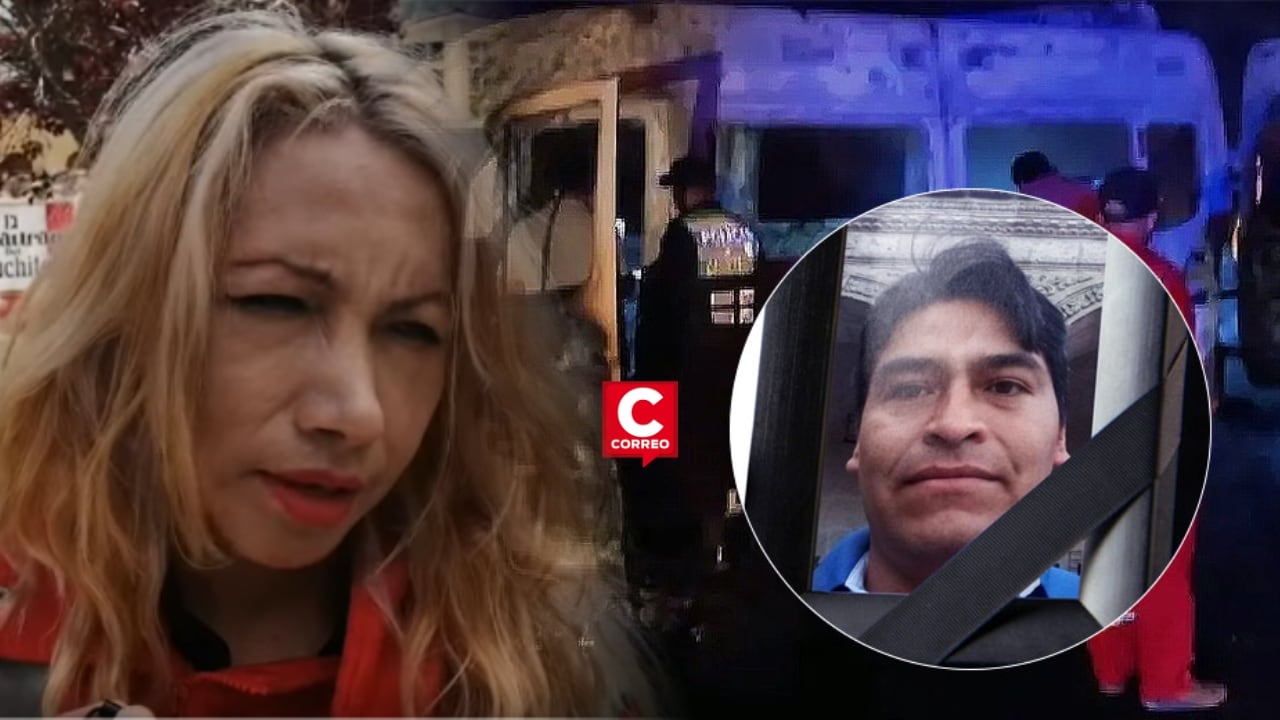 Viuda de fiscalizador de Sutran quemado vivo denuncia que acusados quedaron libres tras cambio de delito. Composición: Diario Correo.