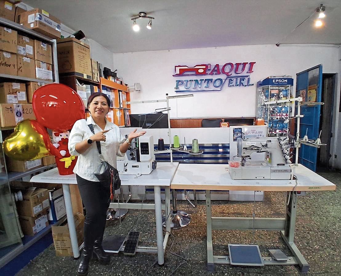 Emprendedora recuerda como apretaba la necesidad y hoy quiere crecer con más personas. Foto: GEC.
