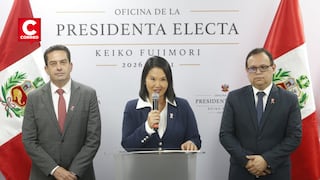 Keiko Fujimori inicia transición y anuncia creación de la Oficina de la Presidenta Electa