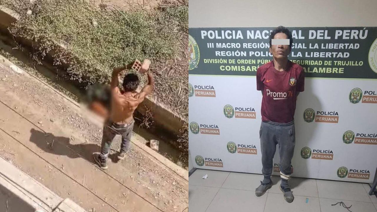 La Policía detuvo al hombre que actuó con total crueldad.