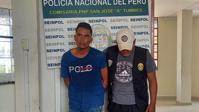 Tumbes: Agentes detienen a un presunto vendedor de droga en el barrio San José
