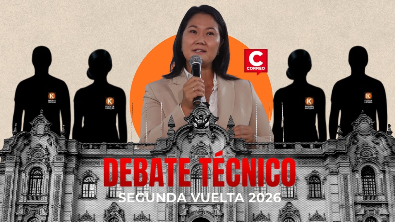 Debate técnico 2026: estos son los representantes de Keiko Fujimori para la segunda vuelta. Composición: Diario Correo.