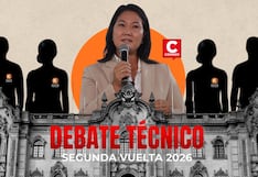 Debate técnico 2026: estos son los representantes de Keiko Fujimori para la segunda vuelta