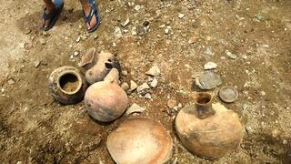 Piura: Encuentran ceramios en excavaciones en la provincia de Chulucanas