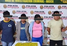 Nasca: caen cuatro presuntos integrantes de “Los Ilegales” con material explosivo