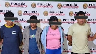 Nasca: caen cuatro presuntos integrantes de “Los Ilegales” con material explosivo