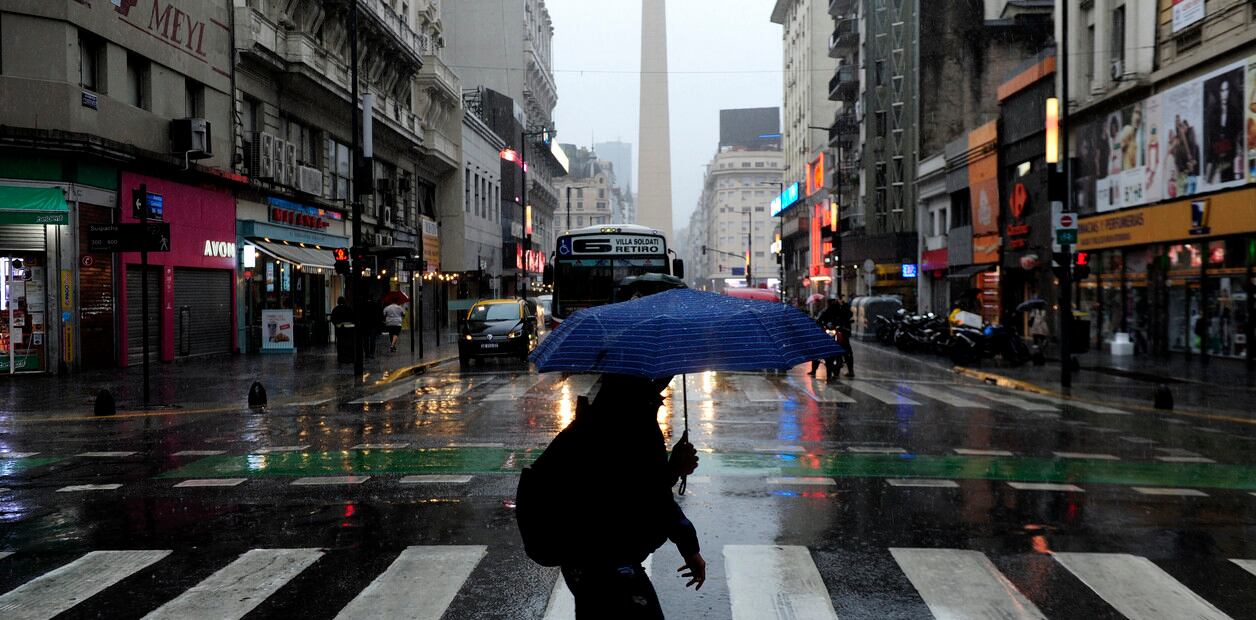 Buenos Aires - Argentina - Coronavirus - Lluvia en la ciudad. (Foto: Luciano Thieberger.)