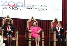 Presidenta del PJ encabezó ceremonia por bicentenario de la Corte Suprema