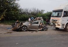 Ica: triple choque en la panamericana sur deja cuatro heridos de gravedad