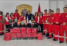 Los bomberos son implementados gracias a subvención de la comuna de Trujillo