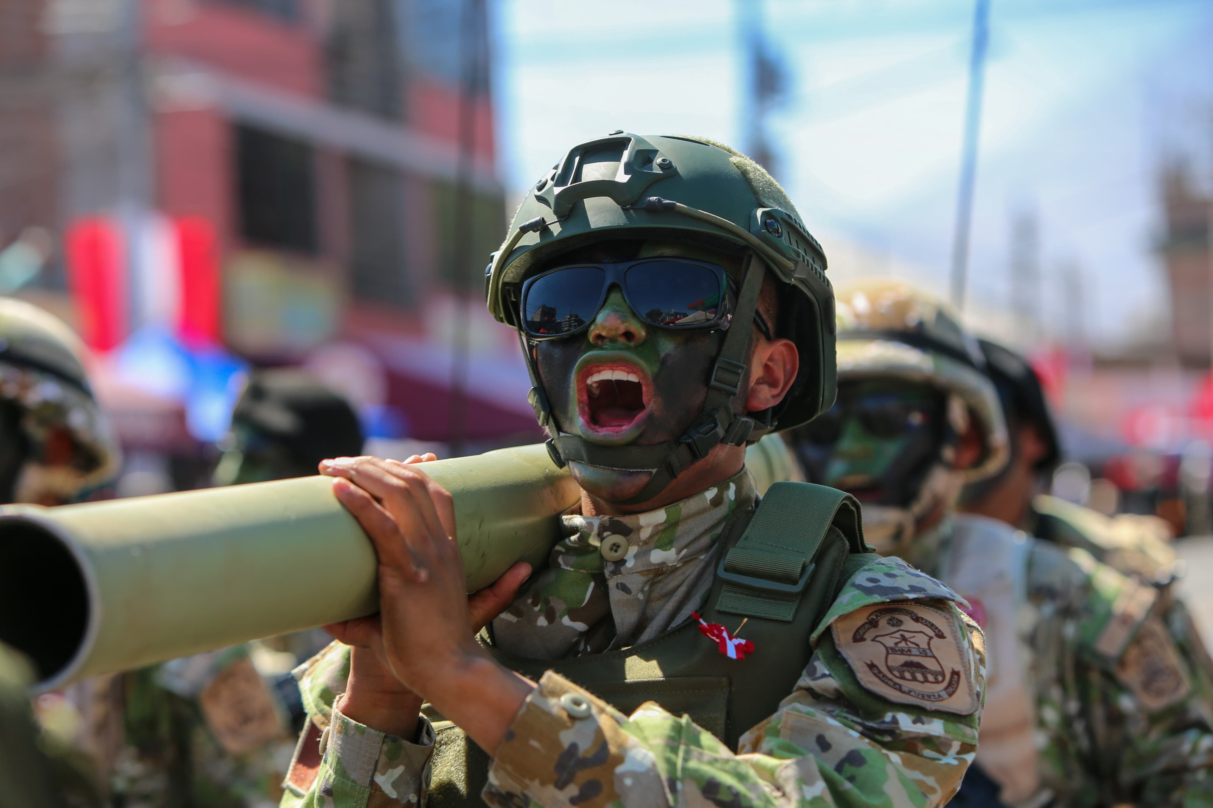 Desfile cívico y Parada Militar en Arequipa. Foto: Leonardo Cuito.