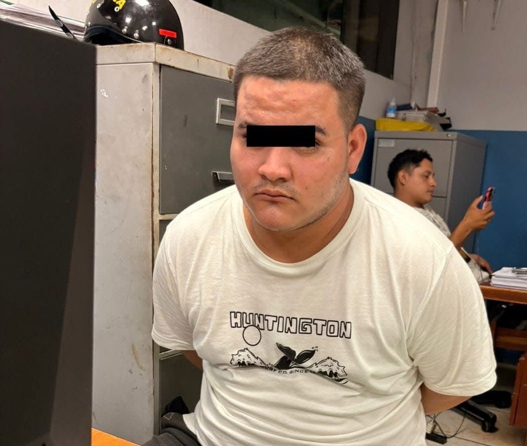 Durante el operativo, al intervenido se le halló en posesión de un arma de fuego tipo pistola marca Taurus con serie erradicada. FOTO: PNP