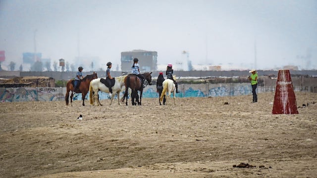 Posesión informal en área protegida donde se oferta el servicio de paseos a caballo.