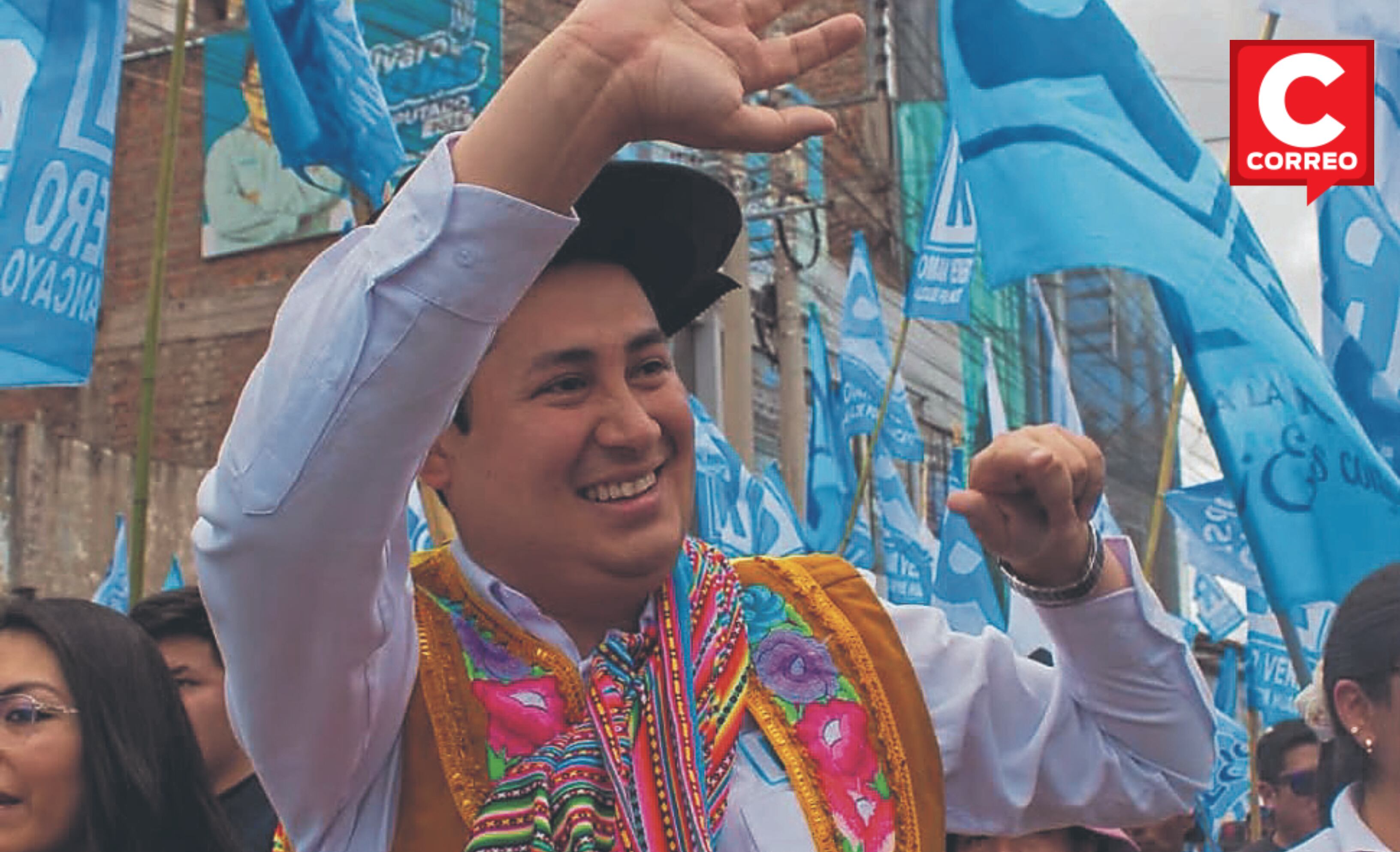 Venero cuestiona a corruptos: “La población wanka elegirá a un joven en política y cero corrupción”