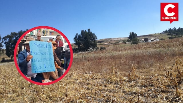 Agricultores de Huamancaca Chico protestan en el GRJ por falta de agua para cultivos (VIDEO)