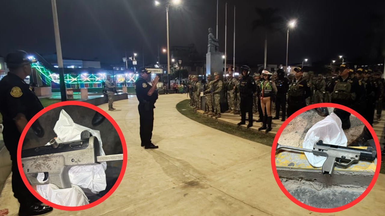 Se trata de una subametralladora de uso exclusivo de las Fuerzas Armadas. (Foto: PNP)
