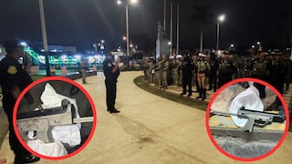 Trujillo: Policía incauta arma de guerra durante operativo