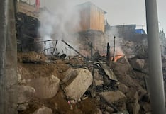 Tacna: Incendio arrasa vivienda precaria y enseres en ladera del cerro Intiorko