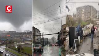 Chile: Tornado arrasa con casas y autos en Puerto Varas