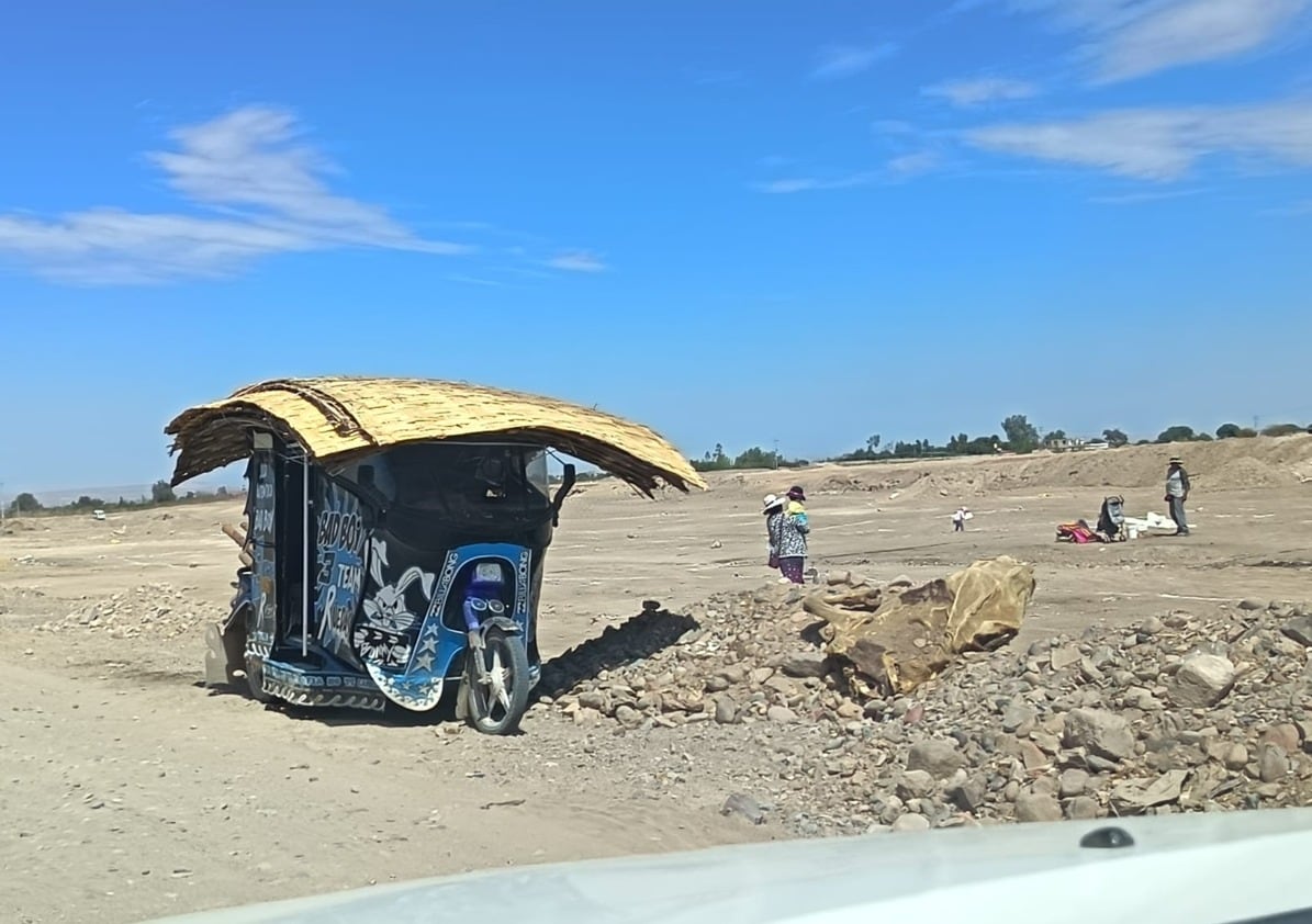 Invaden terrenos destinados a construir vasos reguladores en Majes. Foto: Junta de Usuarios Irrigación Majes.