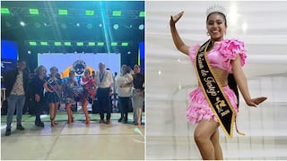 Pisqueña Kaori Román es coronada reina del festejo en el 52° Festival del Arte Negro en Cañete