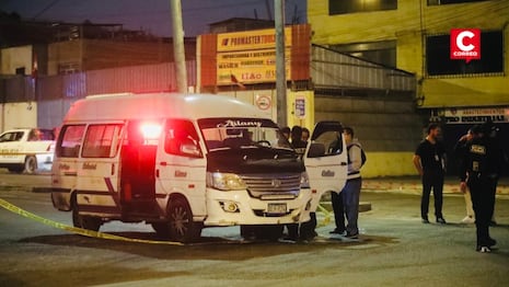 Cercado de Lima: conductora de combi fue asesinada a balazos en plena ruta hacia el Callao