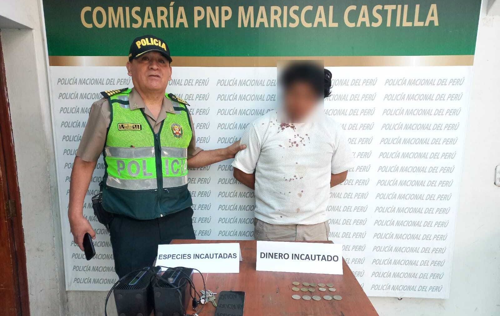 Arequipa: detienen a joven acusado de arrojar piedra contra una vivienda en presunto caso de extorsión
