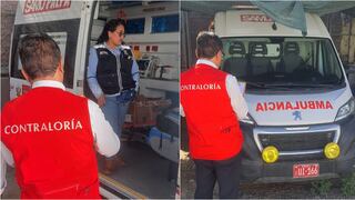 Contraloría alertó inoperatividad de ambulancias en hospitales de Nasca y Palpa