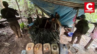 Satipo: Ejército desmantela laboratorio de drogas y confisca insumos químicos