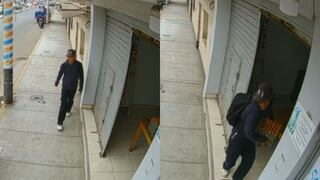 Trujillo: Cámara capta cuando hombre roba en negocio (VIDEO)