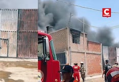 Incendio en almacén de Puente Piedra moviliza a más de 10 unidades de bomberos