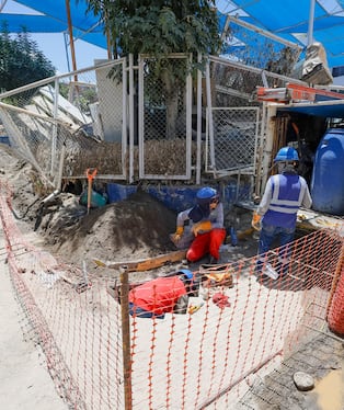 Trabajadores restablecieron el servicio eléctrico en algunas zonas de Yanahuara (Foto: Seal)
