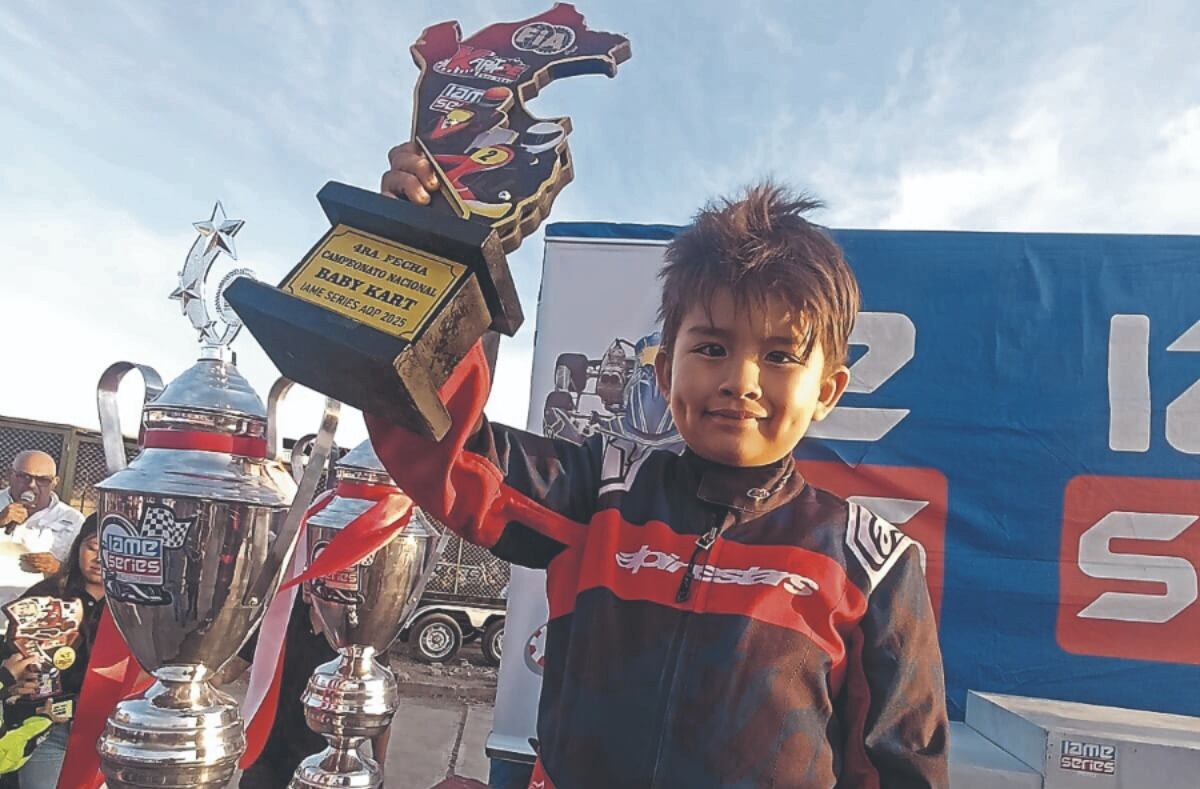 Piloto arequipeño, Rafael Gil Velarde, es la promesa en el kartismo nacional. Foto: Difusión.