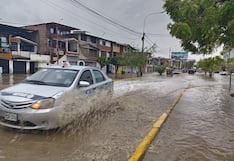 Lluvias en la región Piura dejan calles inundadas