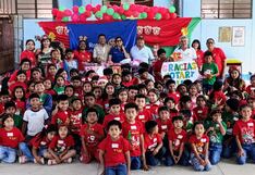 Cientos de niños piuranos disfrutaron de una chocolatada y recibieron juguetes