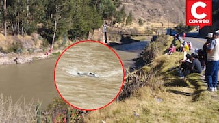 Jauja: automóvil con 6 viajeros cae al río Mantaro, 3 mueren y uno está desaparecido (FOTOS)
