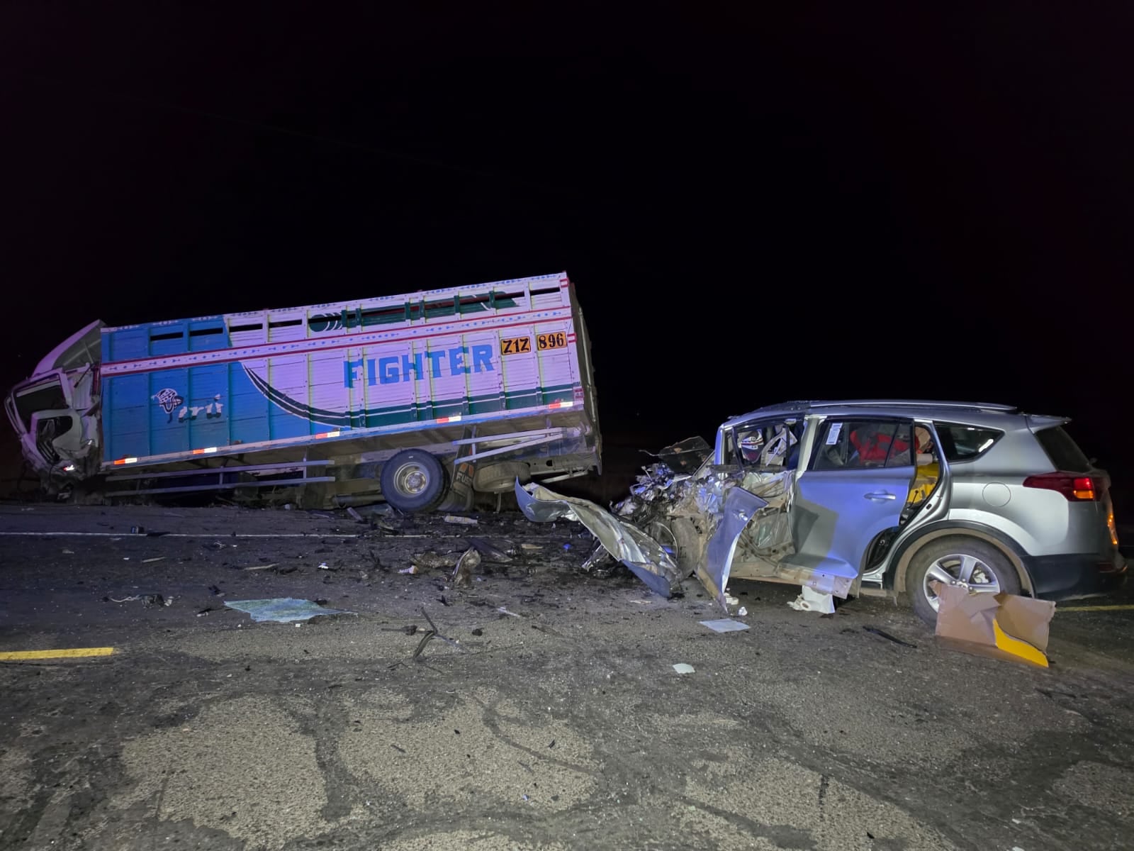 Puno: Choque frontal de vehículos deja cuatro muertos y un herido
